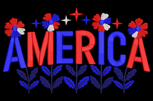 America Patriotic Embroidery Design Review