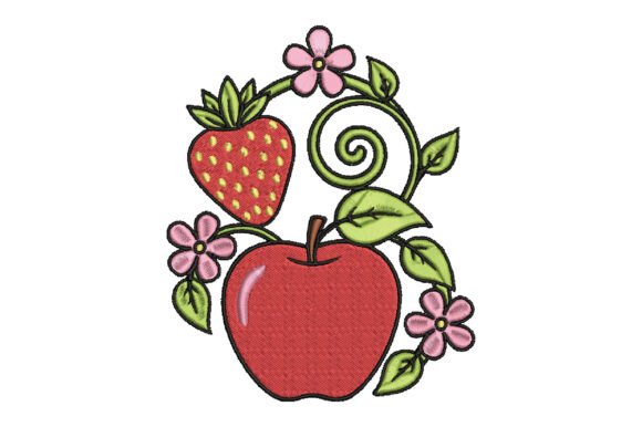 Apple Embroidery Design: A Charming Addition to Personalized Gifts