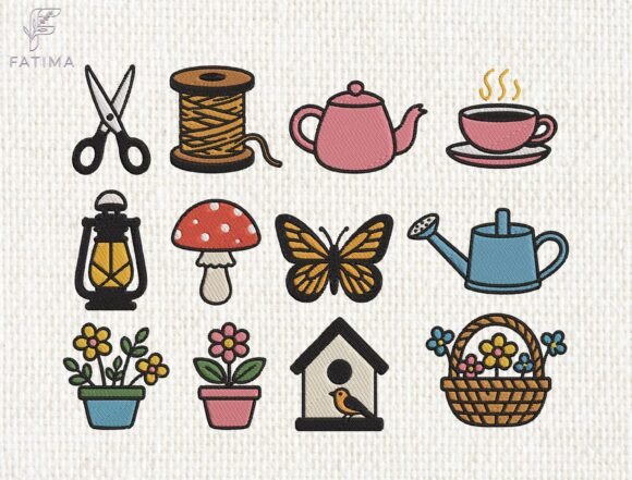 Cottagecore Garden Embroidery Bundle Review for Seasonal Creations