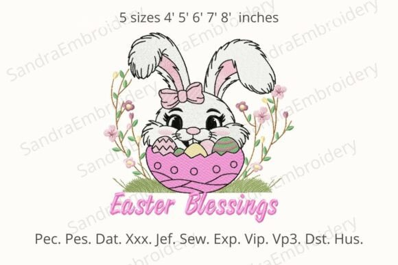 Easter Blessings Bunny Embroidery Design Review
