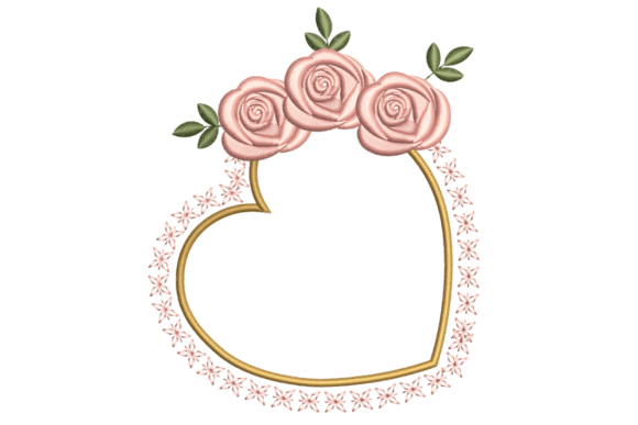 Floral Heart Frame Embroidery Review for Handmade Gift Creators