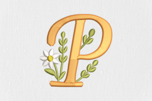 The Letter P is Feathered and Leafy
